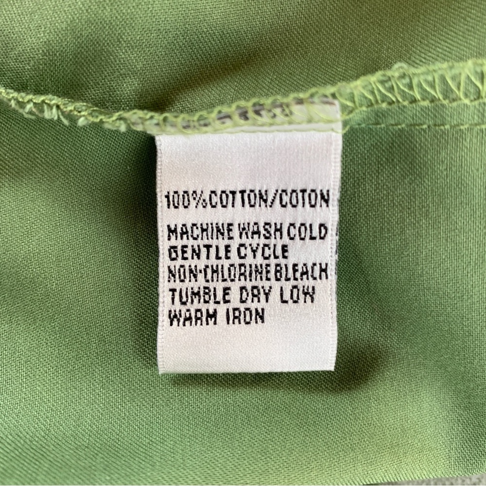 Talbots sleeveless 100% cotton wrap top size 6 - Picture 5 of 6